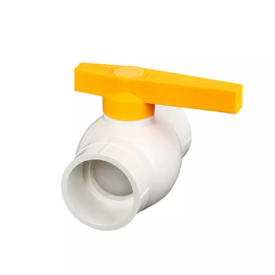 Vávula de bola a prueba de ácido del acuerdo de Upvc de 3/4 pulgada para farmacéutico