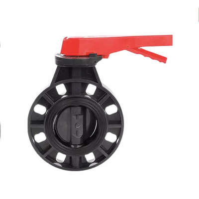 8&quot; transmisión manual bidireccional de Seat de válvula de disco de los PP de la válvula de mariposa