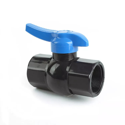 Pvc plástico de la válvula de control de la corriente de UPVC vávula de bola de 4 pulgadas