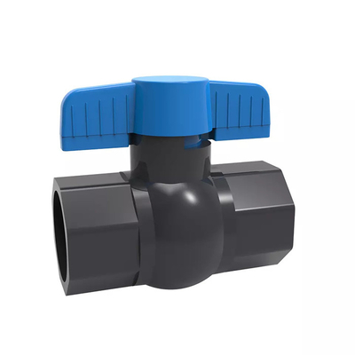 Pvc plástico de la válvula de control de la corriente de UPVC vávula de bola de 4 pulgadas