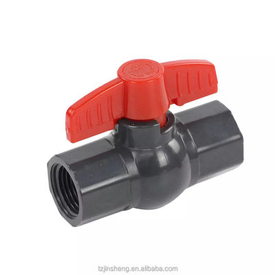 2&quot; 3&quot; válvula octagonal del tubo de agua del PVC del gris de la vávula de bola de UPVC