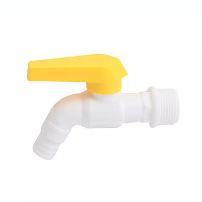 Blanco plástico del solo del PVC PP del grifo 1.2MPA de la presión grifo de la cocina