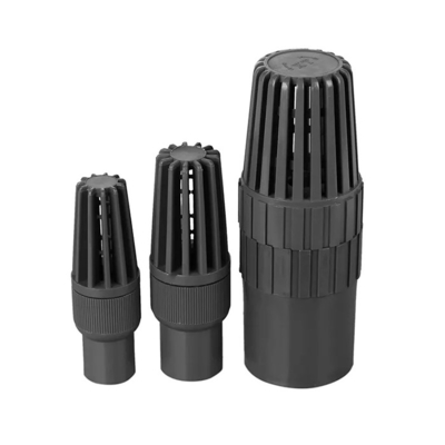 El proveedor de China hizo válvula de pie de UPVC la vávula de bola plástica 3/4&quot; - 4&quot; pulgada para las instalaciones de tuberías