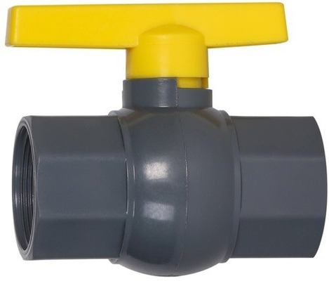 Estándar nacional de la vávula de bola del tubo de agua del PVC de la vávula de bola de DN15-DN100 1 UPVC