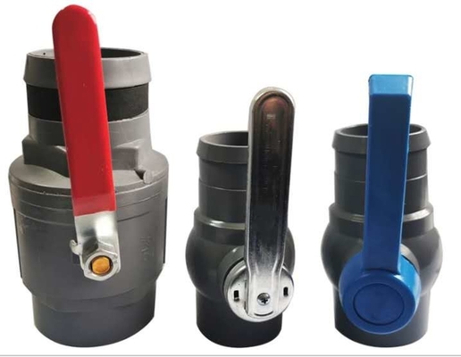 3 desgaste de la válvula de la manera del Pvc 3 de la pulgada 40m m del Pvc 1 de la vávula de bola de la manera - resistente