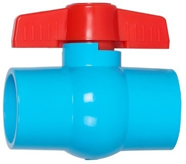 Vávula de bola azul del acuerdo del Pvc de la válvula cónica del PVC de la prevención de la contaminación
