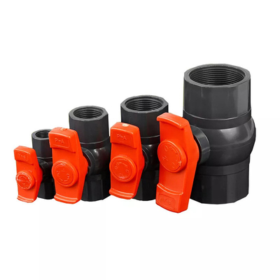 Vávula de bola octagonal del PVC UPVC para el sistema de irrigación de las tierras de labrantío