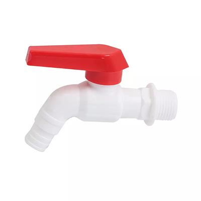 Blanco plástico del solo del PVC PP del grifo 1.2MPA de la presión grifo de la cocina