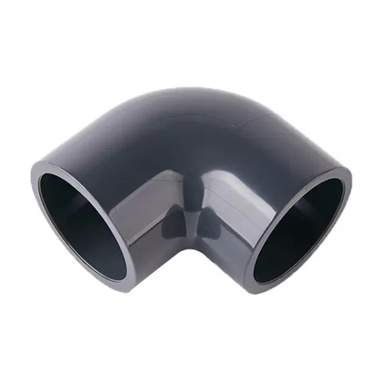 PVC negro PN25 instalaciones de tuberías plásticas del codo de 90 grados 20mm-110m m